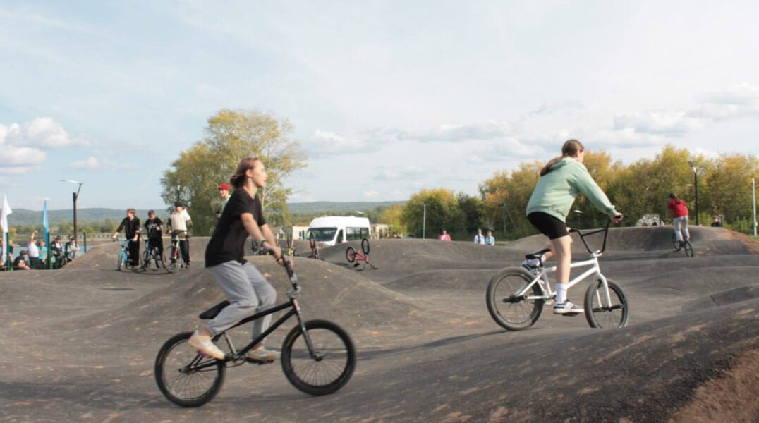 В Пермском крае открылся первый памп-трек, подходящий для соревнований по экстремальным видам спорта