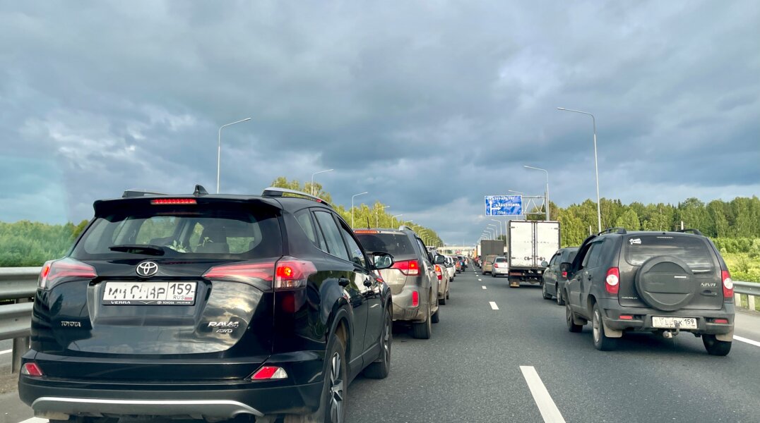 В Перми образовались восьмибалльные пробки