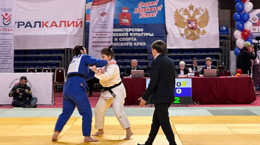 Слепая пермячка стала чемпионкой России по дзюдо