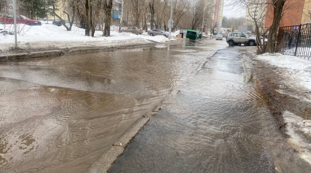 В Дзержинском и Ленинском районах Перми утром 24 марта часть домов остались без воды