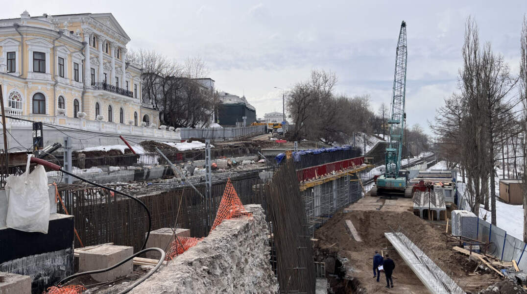 Готовность путепровода по улице Монастырской в Перми уже достигла 65 процентов