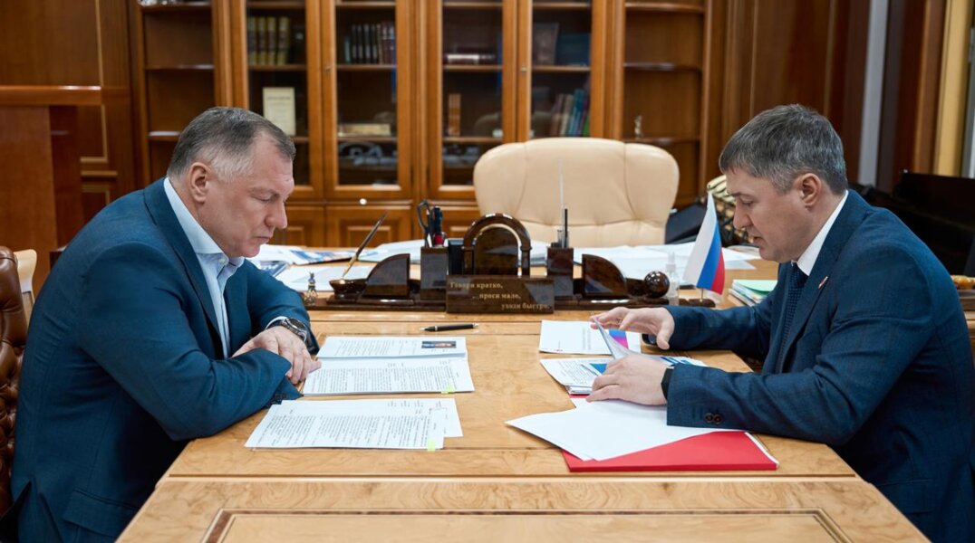 Дмитрий Махонин доложил зампреду Правительства Марату Хуснуллину о достижениях Прикамья в сфере строительства