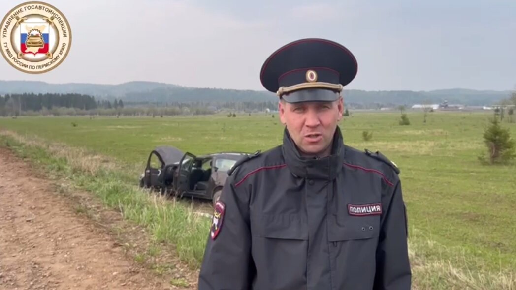 В Прикамье водитель легковушки разбился насмерть, вылетев в кювет на трассе