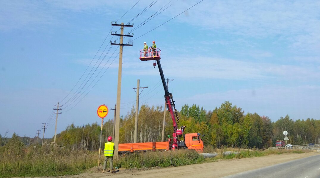 Из-за аварии на кабельной линии центр Красновишерска остался без света