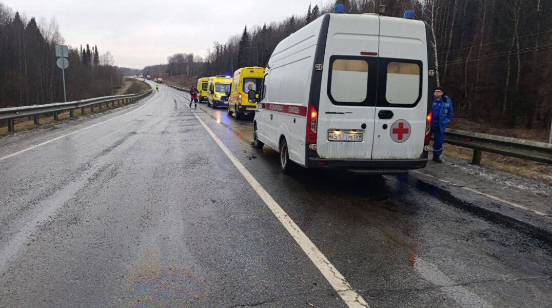 В Прикамье на трассе Полазна — Чусовой в автоаварии погибли два человека
