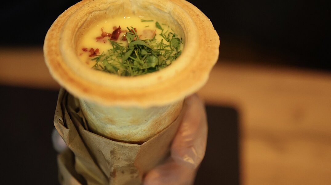 В кафе прикамского горнолыжного курорта стали готовить супы в съедобных стаканчиках