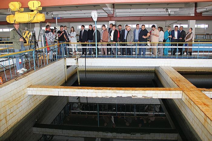 Пермские законодатели увидели, как работает Чусовской водозабор, который обеспечивает водой почти весь город