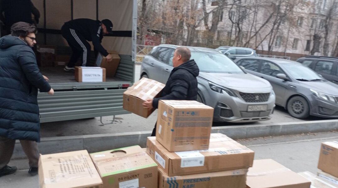 На СВО отправили гуманитарный груз, собранный в Кировском районе Перми