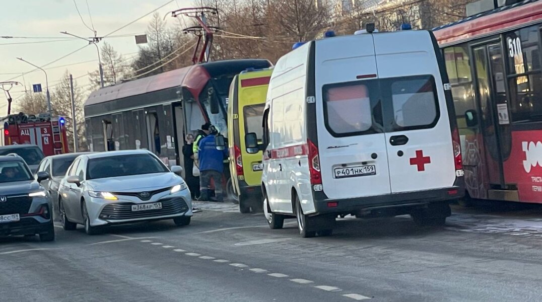 Минздрав Прикамья сообщил о 19-ти пострадавших в ДТП с трамваями