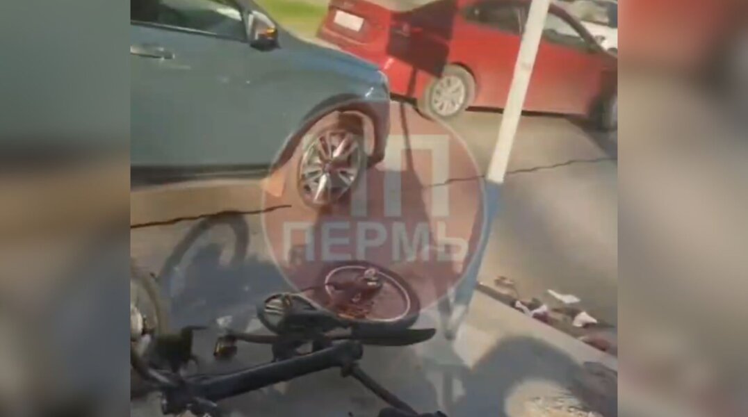 Пермячка на «Ладе» сбила возрастного велосипедиста на пешеходном переходе