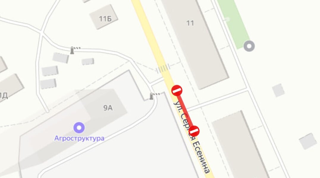 В Перми на пять дней ограничат движение транспорта на Есенина