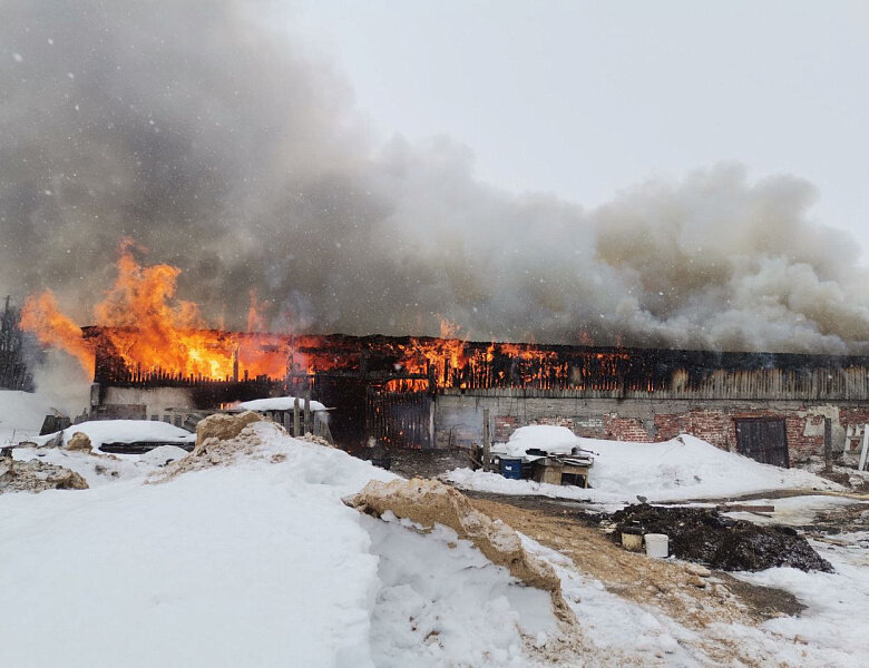 В Пермском крае загорелся Свято – Троицкий мужской монастырь