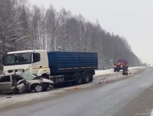 Водитель «Лады Калины» погиб в массовом ДТП в Большесосновском округе Прикамья