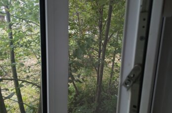 Дом в Перми, поврежденный в результате прилета БПЛА, почти восстановили