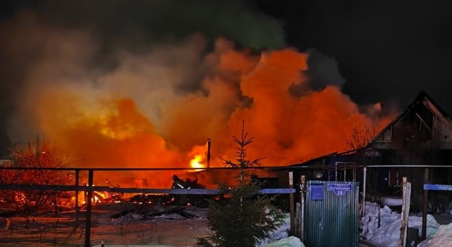 На пожаре в Прикамье погиб мужчина 1953-го года рождения