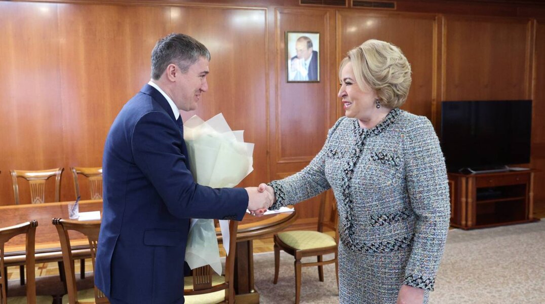 Дмитрий Махонин познакомил председателя Совета Федерации Матвиенко с успехами Пермского края