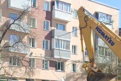 В Перми возник затор из трамваев из-за обрыва провода