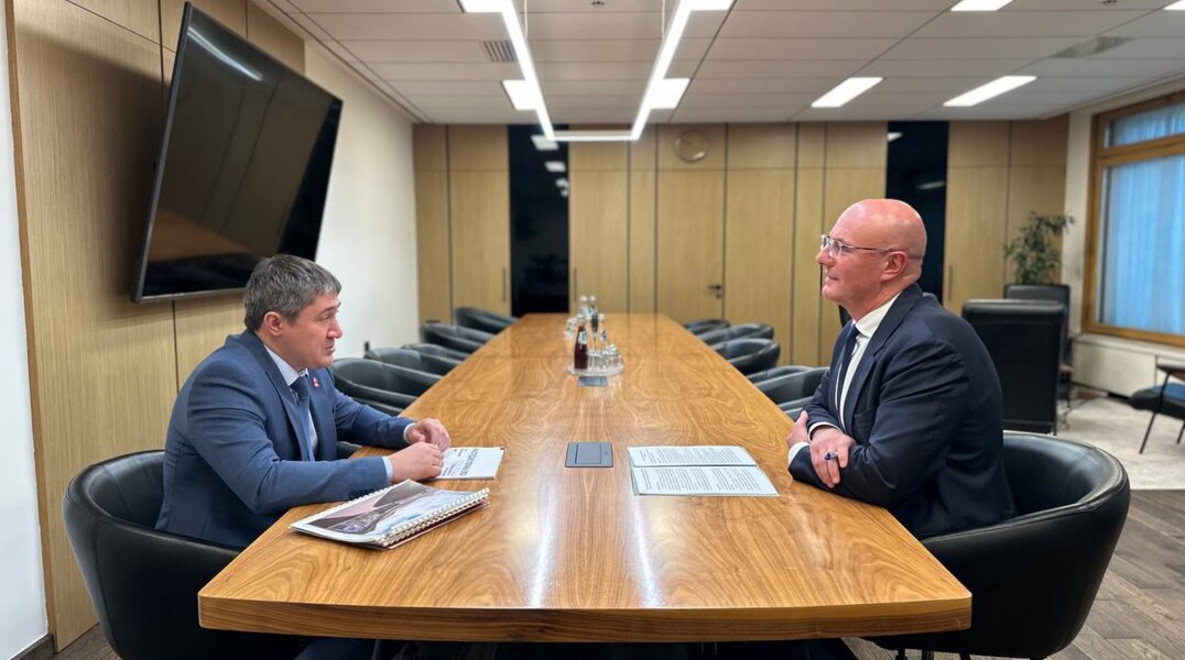 Вице-премьер правительства РФ провел рабочую встречу с губернатором Дмитрием Махониным