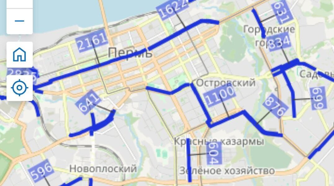 В Перми создали интерактивную карту велодорожек