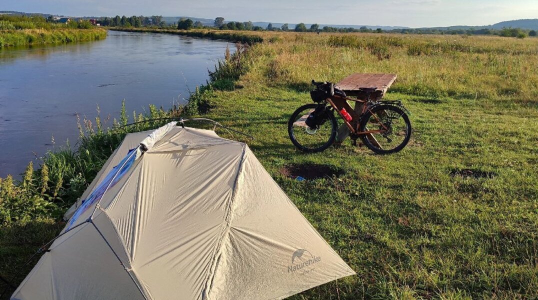 Путешественник из Перми отправился на велосипеде в Бишкек