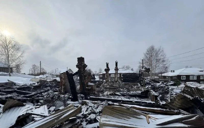 Следком Прикамья возбудил уголовное дело по факту гибели на пожаре женщины и ее внучки