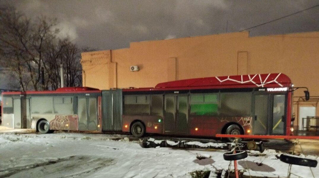 В Пермь прибыл первый автобус с гармошкой