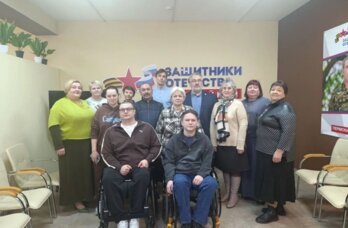 Лапти, стихи, спорт и учеба. Диалог с героями в фонде «Защитники Отечества»