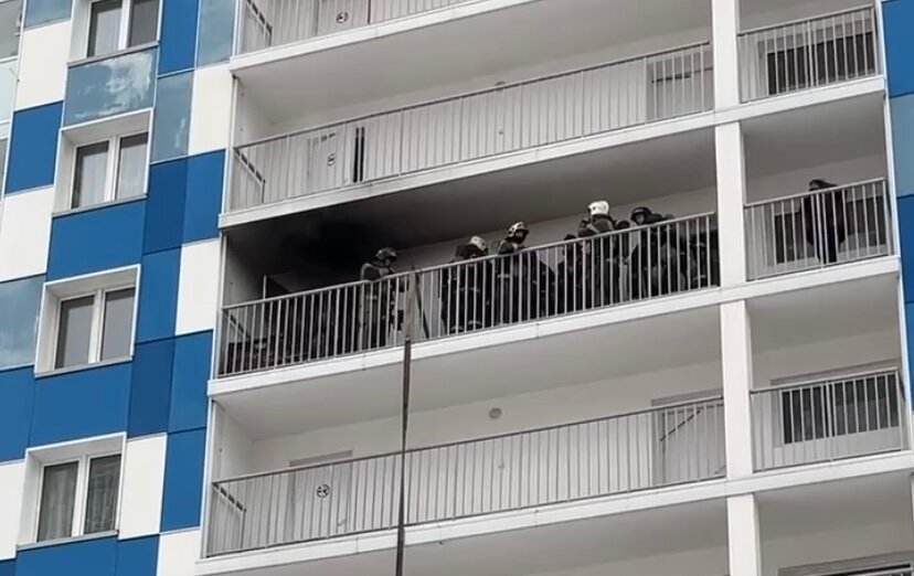 В пермском ЖК «Арсенал» произошел пожар