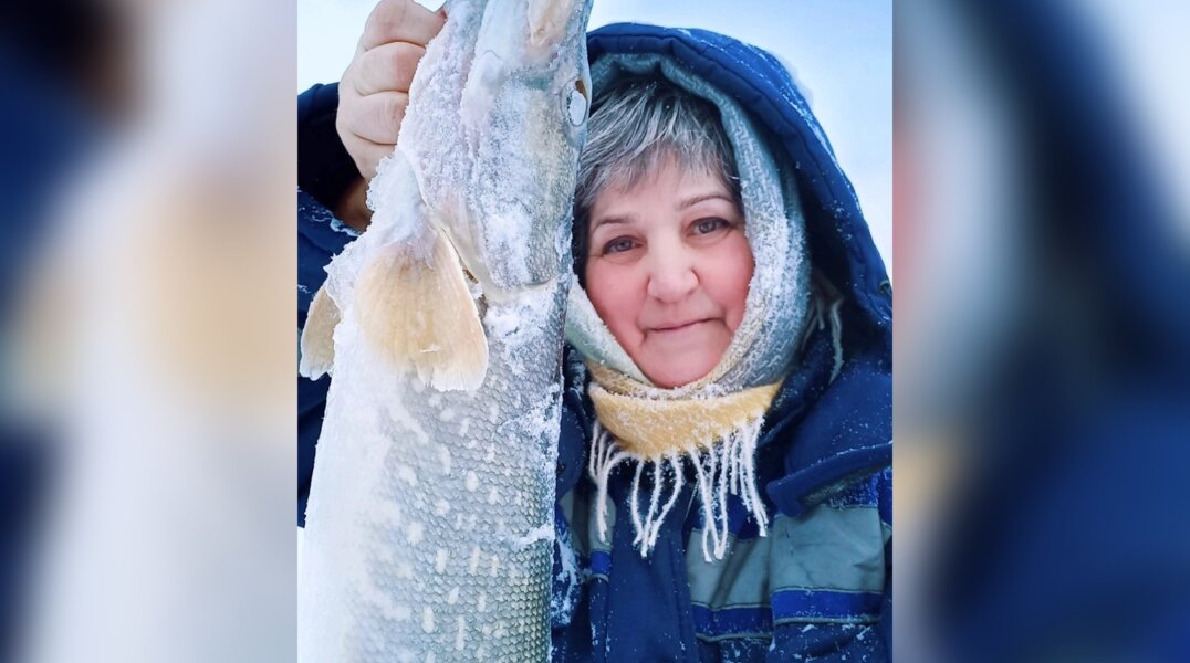 Пермячка похвасталась богатым уловом