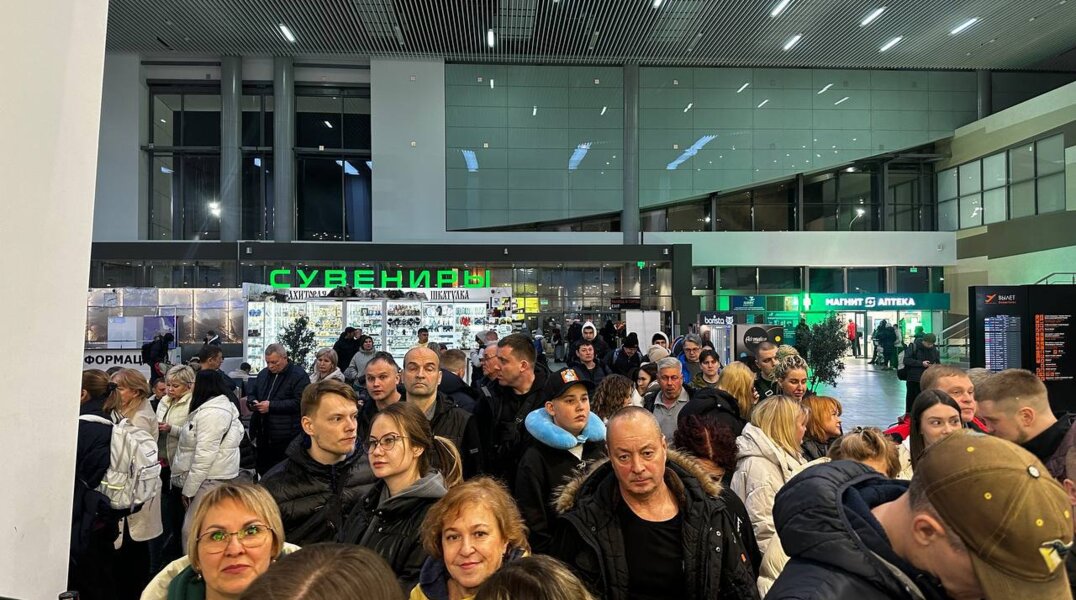 В зале регистрации пермского аэропорта возник коллапс из-за сбоя системы бронирования