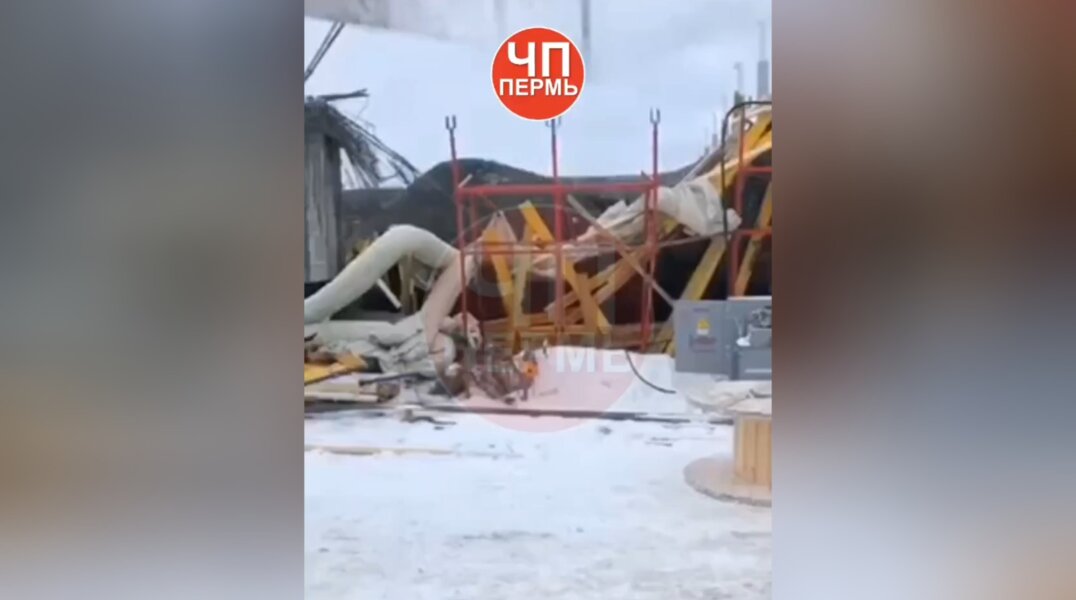 В селе Култаево Пермского края на строящемся объекте обрушилась опалубка