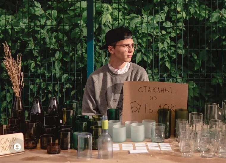 В Перми открылся магазин бокалов, сделанных из винных бутылок