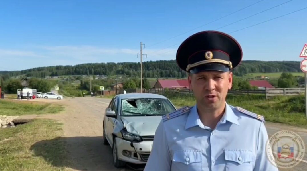 В Пермском крае водитель сбил насмерть девочку на велосипеде