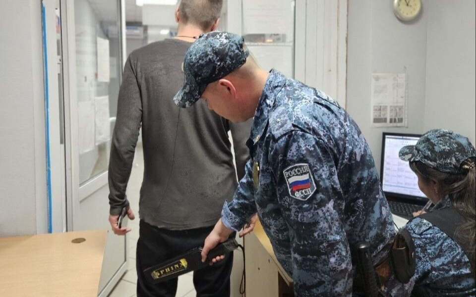 Пермяки пытались пронести в суд цепь от бензопилы и бутылки со спиртом