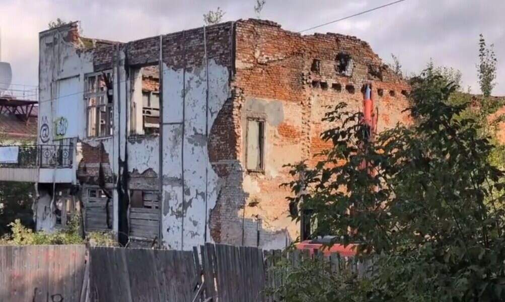 снос кинотеатра, Соликамск