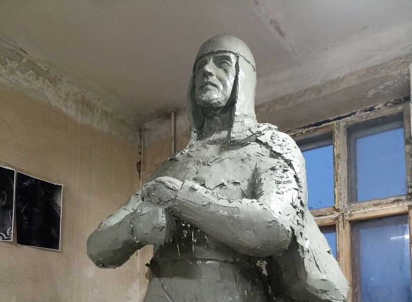 В Перми изготовили форму из глины для нового памятника в Кировском районе
