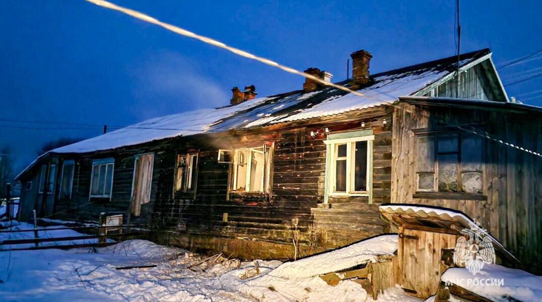 В Прикамье на пожаре в одноэтажном доме обнаружили тело погибшего пенсионера