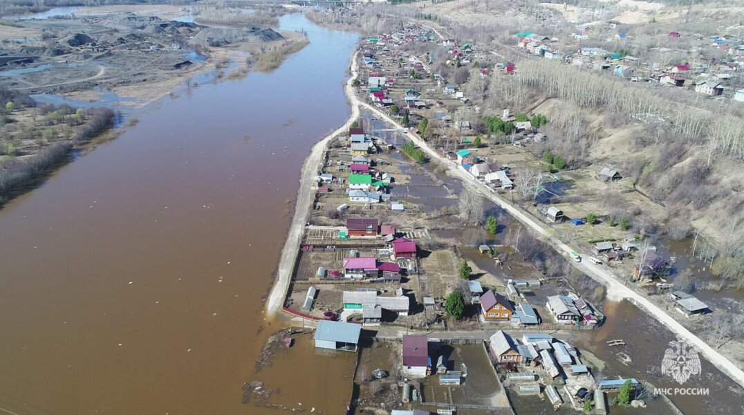 Дожди в Пермском крае спровоцировали развитие более активного половодья