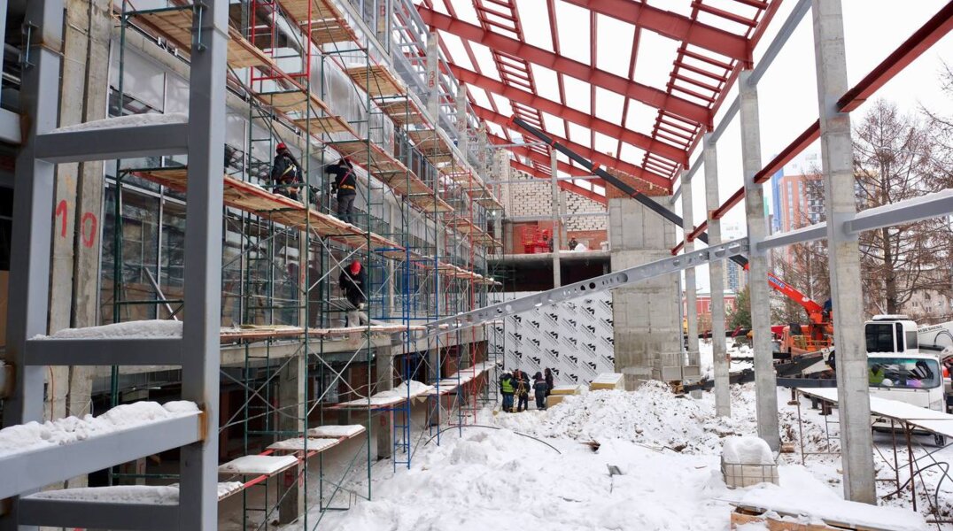 Ремонтируемый стадион «Юность» в Перми готов на 50 процентов