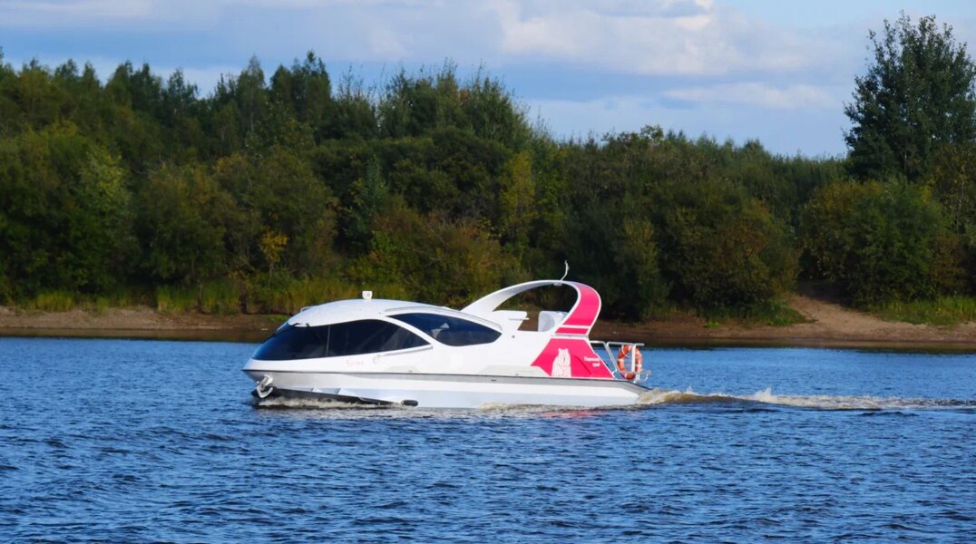 В Перми испытали новый скоростной катер для речных перевозок