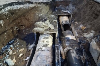 В Суксуне из-за аварии на водопроводе часть города осталось без воды