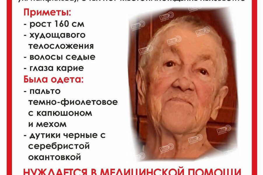 В Перми в течение двух дней ищут 86-летнюю женщину