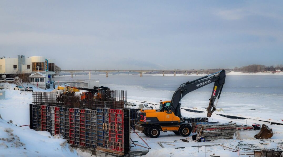 В Перми продолжается обустройство участка на набережной Камы