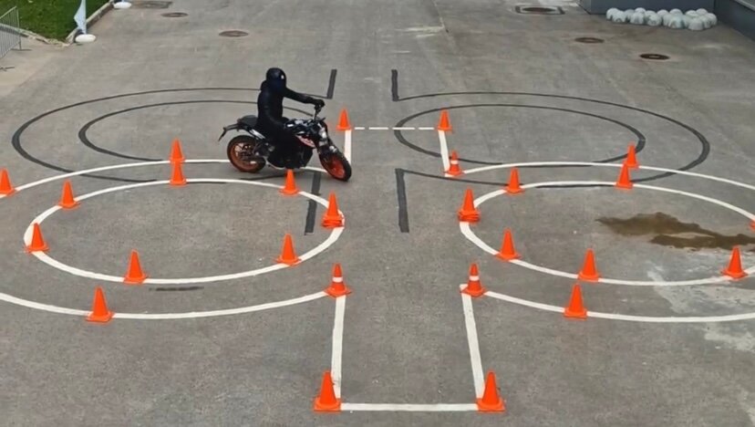 В Пермском ТРЦ «Планета» открылась тренировочная площадка для мотоциклистов