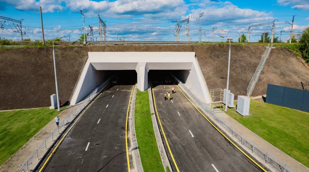 В Перми открыли движение через новый тоннель на улице Вишерской