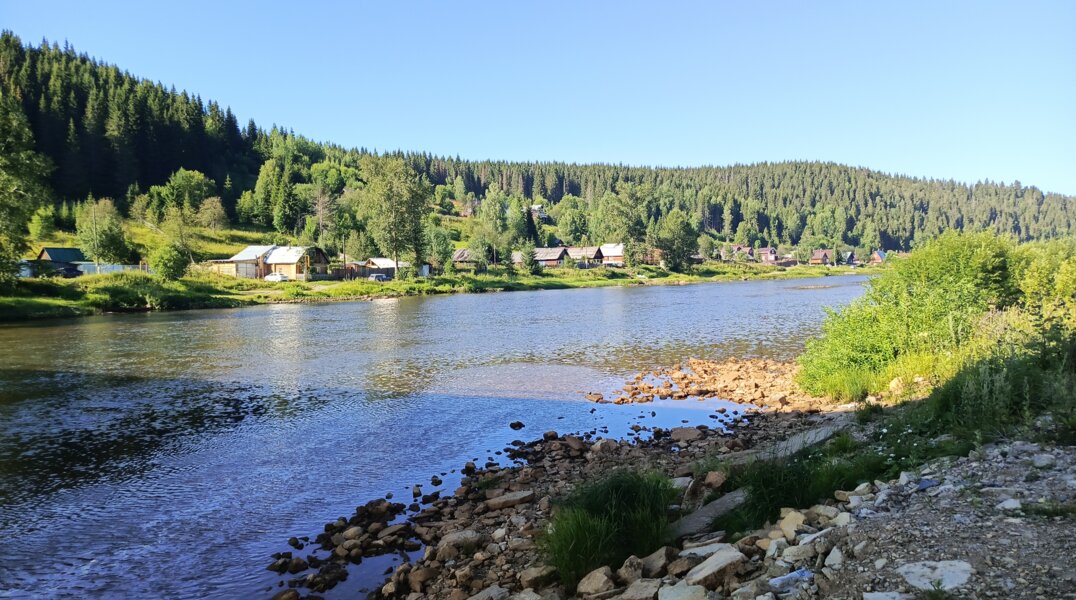 В Прикамье сильно обмелела одна из популярных для сплавов рек