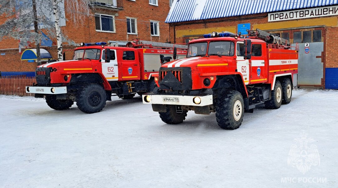 В пожаре в Пермском крае погиб житель многоквартирного дома