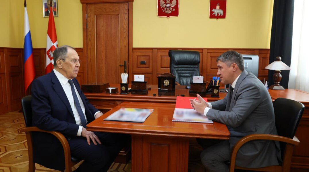 Губернатор Пермского края Дмитрий Махонин провел личную встречу с Сергеем Лавровым