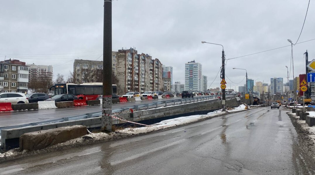 В Перми открыли движение по шоссе Космонавтов в районе «Пермь Экспо». Фото