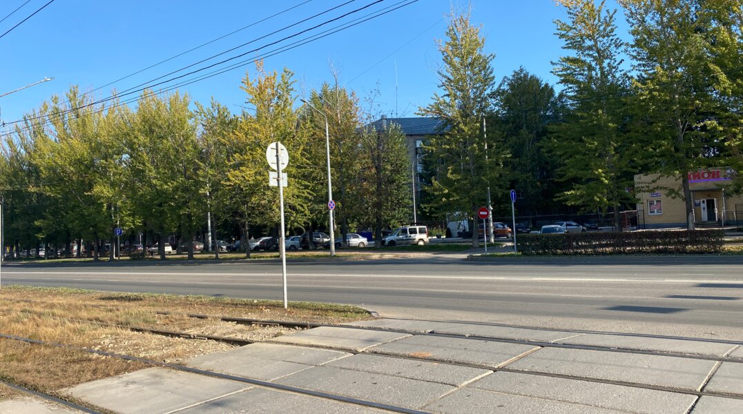 В Перми утром 18 сентября затопило Бульвар Гагарина